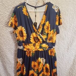 Sunflower Maxi Dress